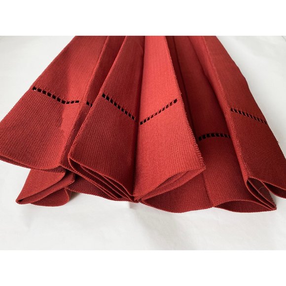 A.L.C TRACEY PLEATED KNIT RIB DRESS IN COPPER - Picture 6 of 6